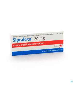 Sipralexa 20 mg tabl  28 x 20 mg