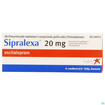 Sipralexa 20 mg tabl  28 x 20 mg