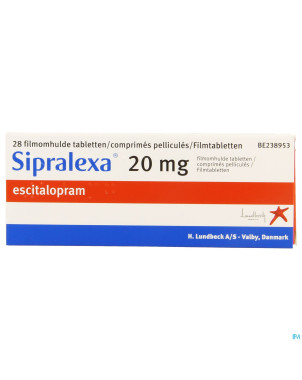 Sipralexa 20 mg tabl  28 x 20 mg