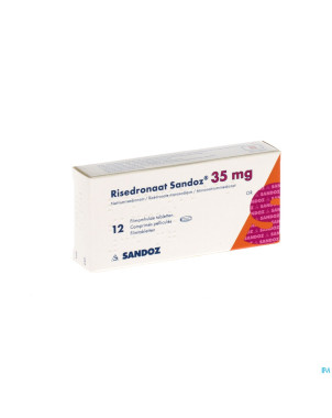 Risedronaat sandoz 35 mg comp pell 12 x 35 mg