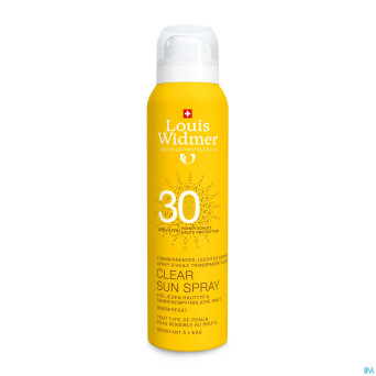 Widmer sun clear ip30 n/parf    spray 125ml