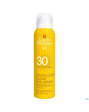 Widmer sun clear ip30 n/parf    spray 125ml