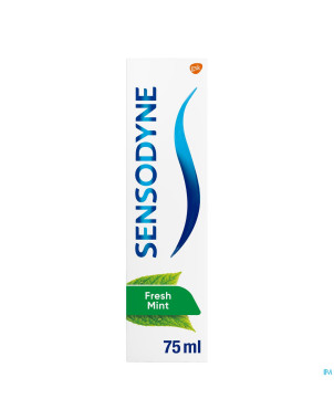 Sensodyne fresh mint dentifrice    75ml