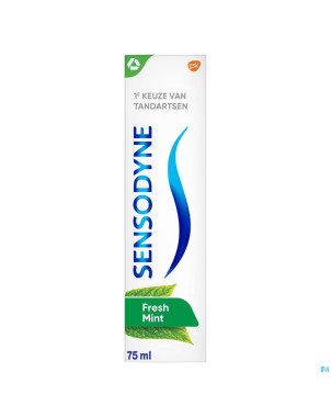 Sensodyne fresh mint dentifrice    75ml