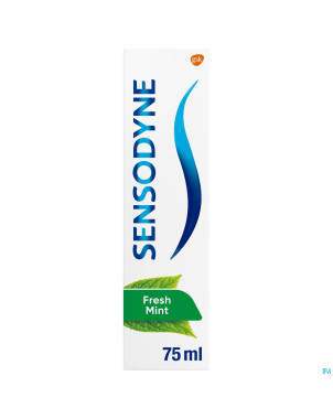Sensodyne fresh mint dentifrice    75ml