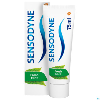 Sensodyne fresh mint dentifrice    75ml