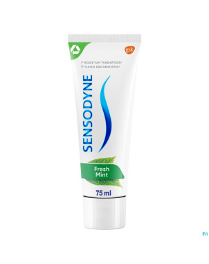 Sensodyne fresh mint dentifrice    75ml