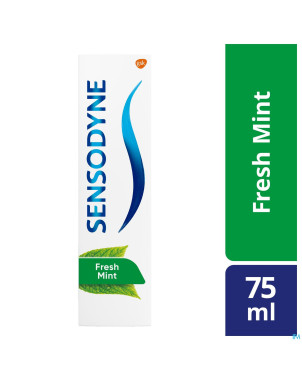 Sensodyne fresh mint dentifrice    75ml