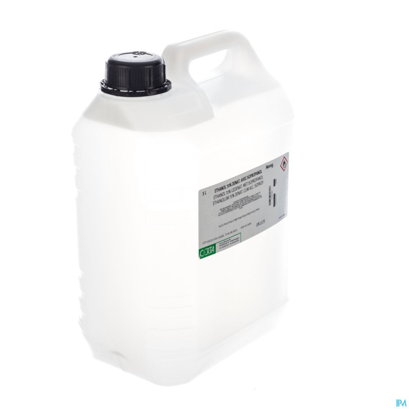 Ethanol 70% denatur. ipa    5l certa