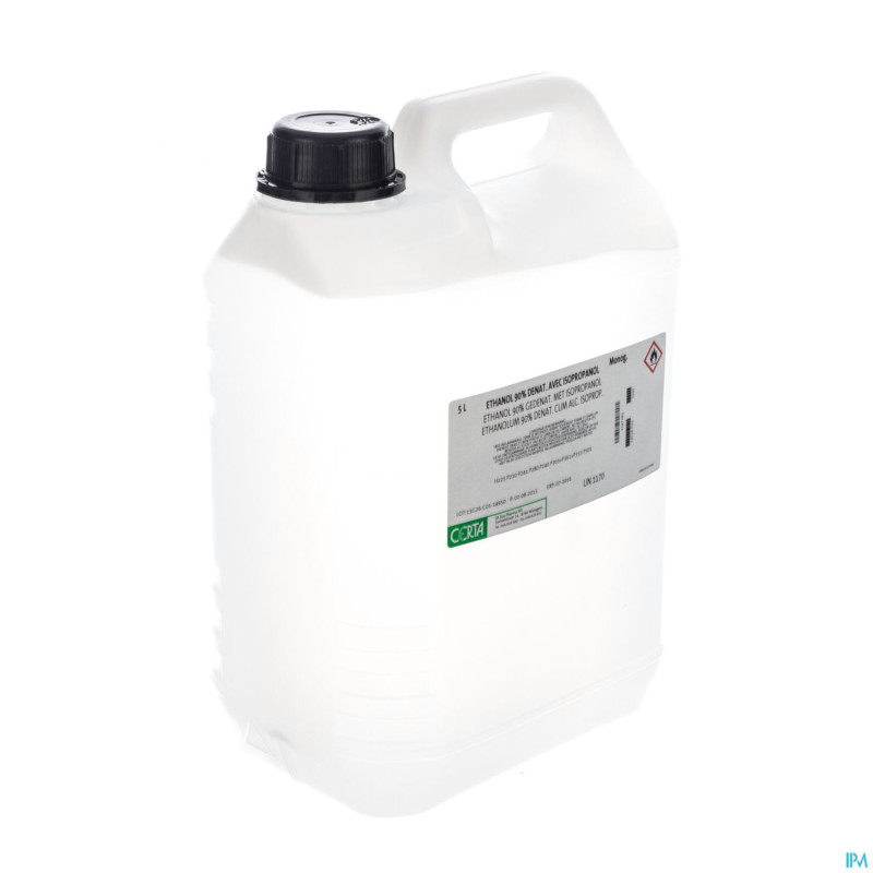 Ethanol 90% denatur. ipa    5l certa