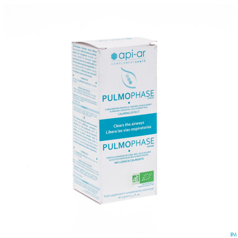 Pulmophase sirop bio flacon 175g (125ml)