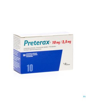 Preterax comp  90 x 10,0 mg/2,5 mg
