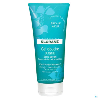 Klorane gel douche escale azur    tube 200ml