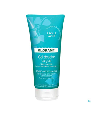 Klorane gel douche escale azur    tube 200ml