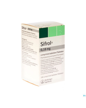 Sifrol comp sec 100 x 0,18 mg