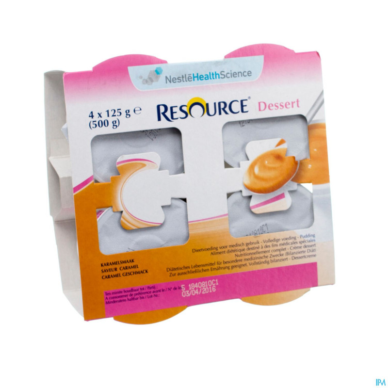 Resource dessert caramel    4x125g 12126082