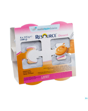 Resource dessert caramel    4x125g 12126082
