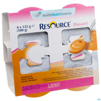 Resource dessert caramel    4x125g 12126082
