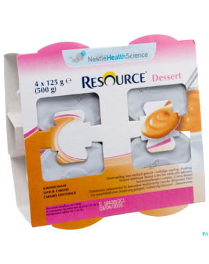 Resource dessert caramel    4x125g 12126082