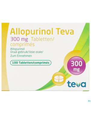 Allopurinol teva 300 mg tabl 100