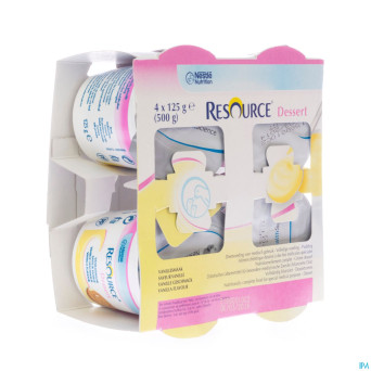 Resource dessert vanille    4x125g 12126085