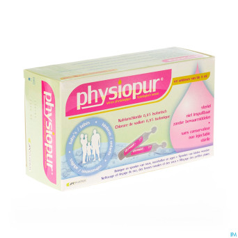 Physiopur serum physiologique bb-enf-ad 40 doses
