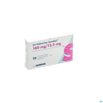 Co valsartan sandoz 160 mg/12,5 mg comp pell 28