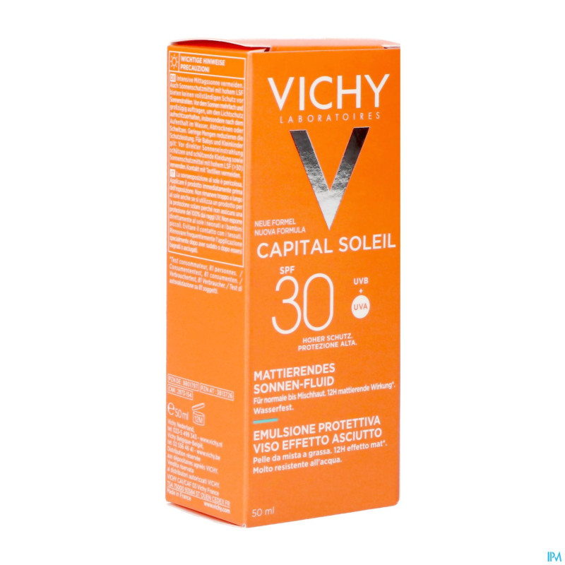 Vichy cap sol ip30 cr vis dry touch 50ml