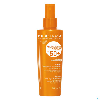 Bioderma photoderm bronz spf50+ spray corps  200ml