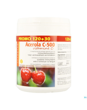 Acerola 500    comp 120+30 gratuit
