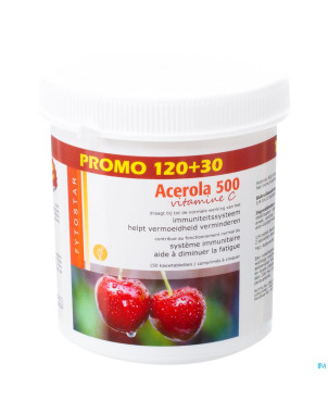 Acerola 500    comp 120+30 gratuit