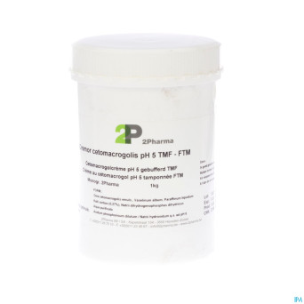 Creme cetomacrogol tamponnee ftm 1kg 2pharma
