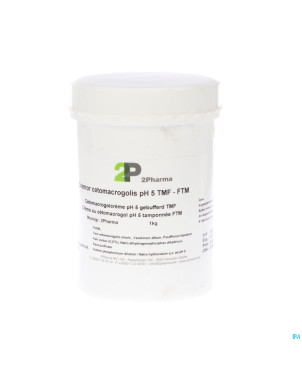 Creme cetomacrogol tamponnee ftm 1kg 2pharma