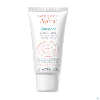 Avene cleanance masque desincrust.exfol.absor.50ml