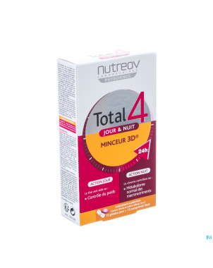 Total 4 jour nuit blister 14 comp + 14 gel