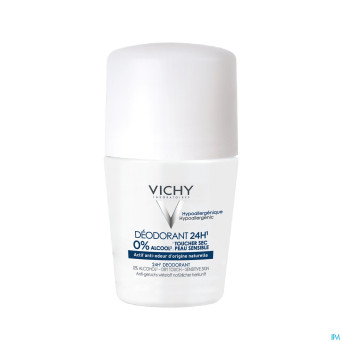 Vichy deo p react. s/sel alu bille 24h 50ml
