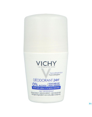 Vichy deo p react. s/sel alu bille 24h 50ml
