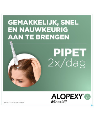 Alopexy 2 % liquid fl pipette/spray 3x60ml