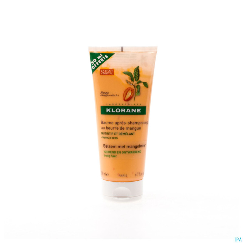 Klorane baume nutritif beurre de mangue tube 200ml