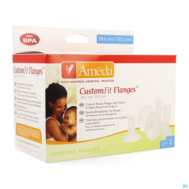 Ameda custom fit flanges 30,5mm-28,5mm  2