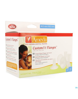 Ameda custom fit flanges 30,5mm-28,5mm  2