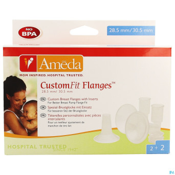 Ameda custom fit flanges 30,5mm-28,5mm  2