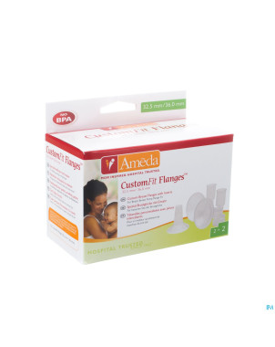 Ameda custom fit flanges 36,0mm-32,5mm  2