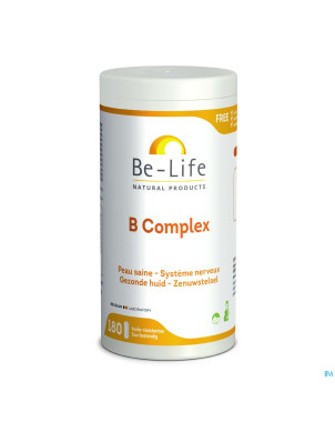 B complex vitamin be life caps 180
