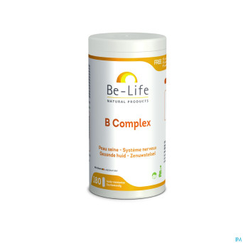 B complex vitamin be life caps 180