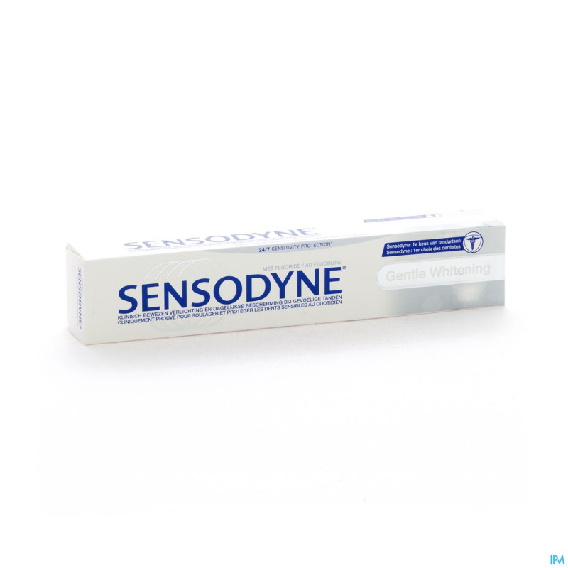 Sensodyne gentle whitening dentifrice    75ml