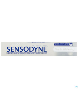 Sensodyne gentle whitening dentifrice    75ml