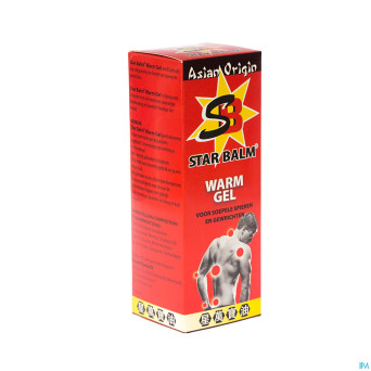 Star balm warm gel    tube 100ml