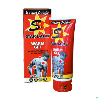 Star balm warm gel    tube 100ml