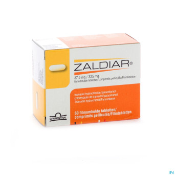 Zaldiar 37,5 mg/325 mg tabl pell 60